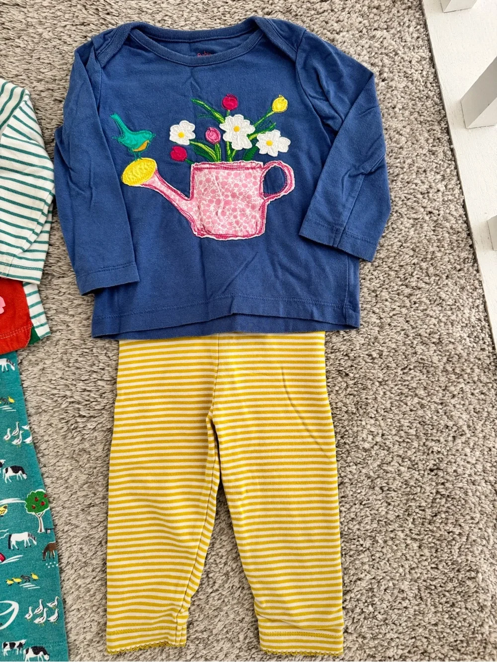Baby Boden Farm Set + Flower Pot Set